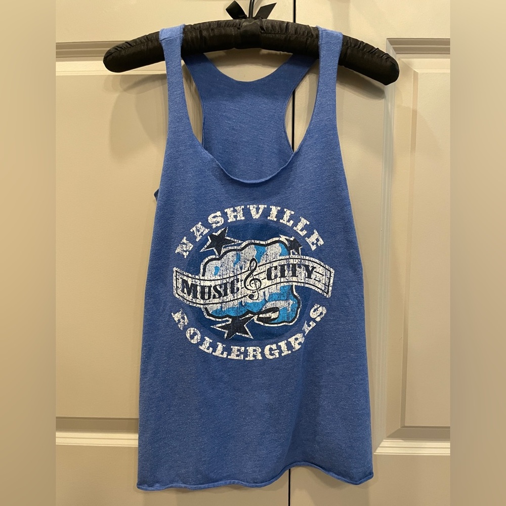 Roller derby Racerback top